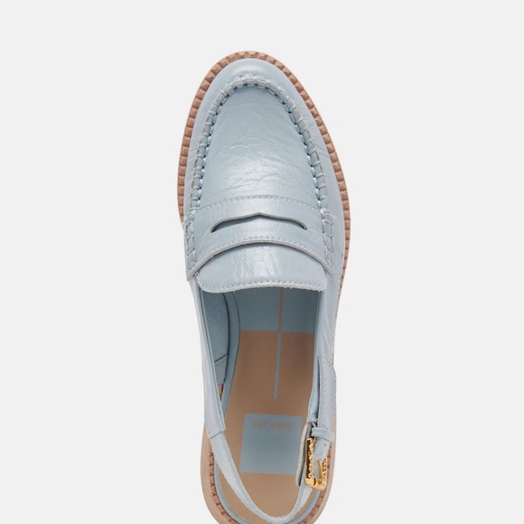 COPY - Dolce Vita Hardi Mule Loafers Sky Blue Patent Leather - Picture 2 of 4